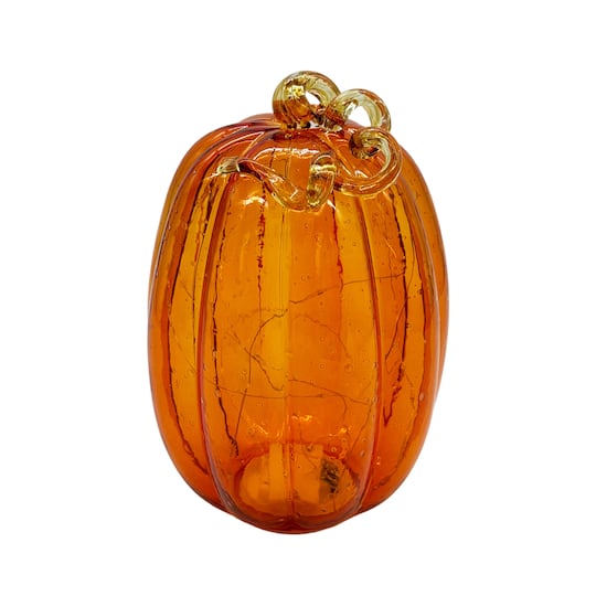 9.25" LED Glass Pumpkin Décor by Ashland®